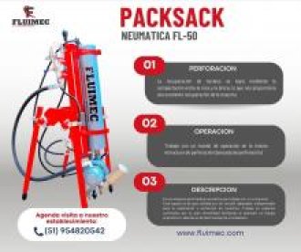 PACKSACK NEUMATICA FL-50 fácil transporte e instalación 
